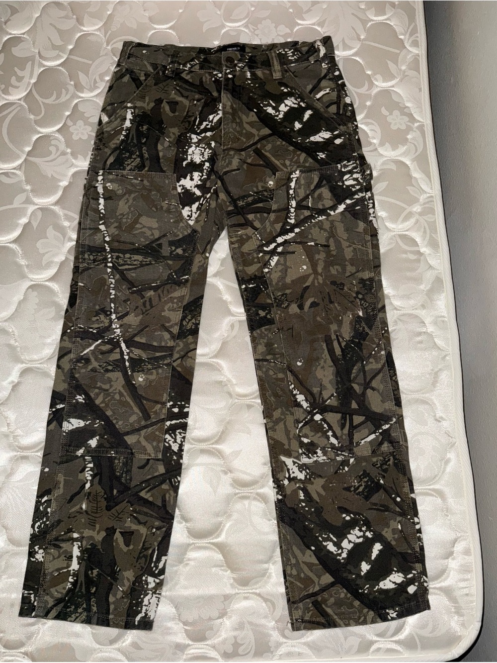 Forever 21 Camo Cargo Pants